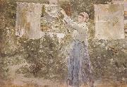 The woman Air dress Berthe Morisot